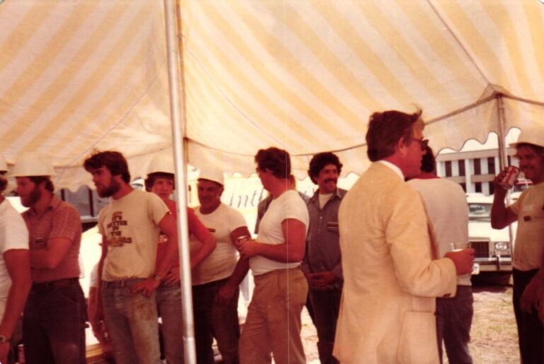 Company lunch, 1981